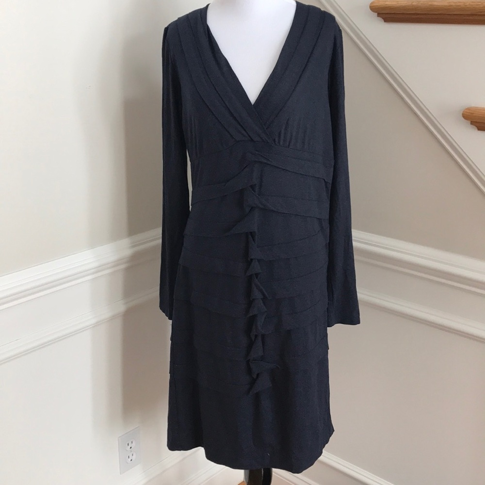 Blue maternity dress
